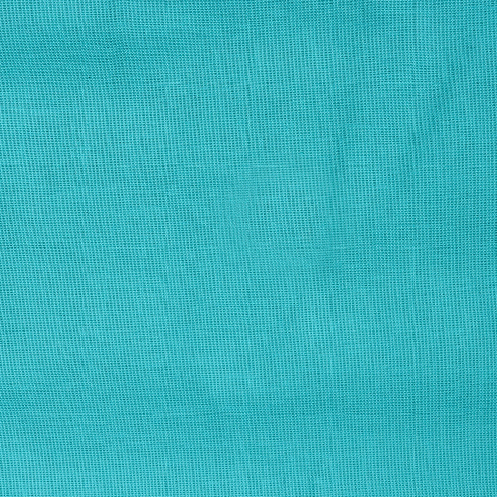Linen Shirt Fabric(1.6 MTR) Linen Plain Cyan-90623