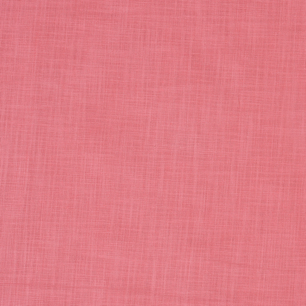 Linen Shirt Fabric(1.6 MTR) Linen Plain Pink-90612