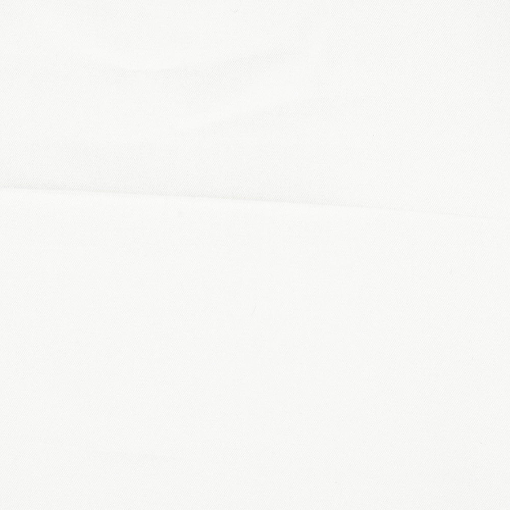 White Solid (2 Meter) Tweed Wool Fabric-90750