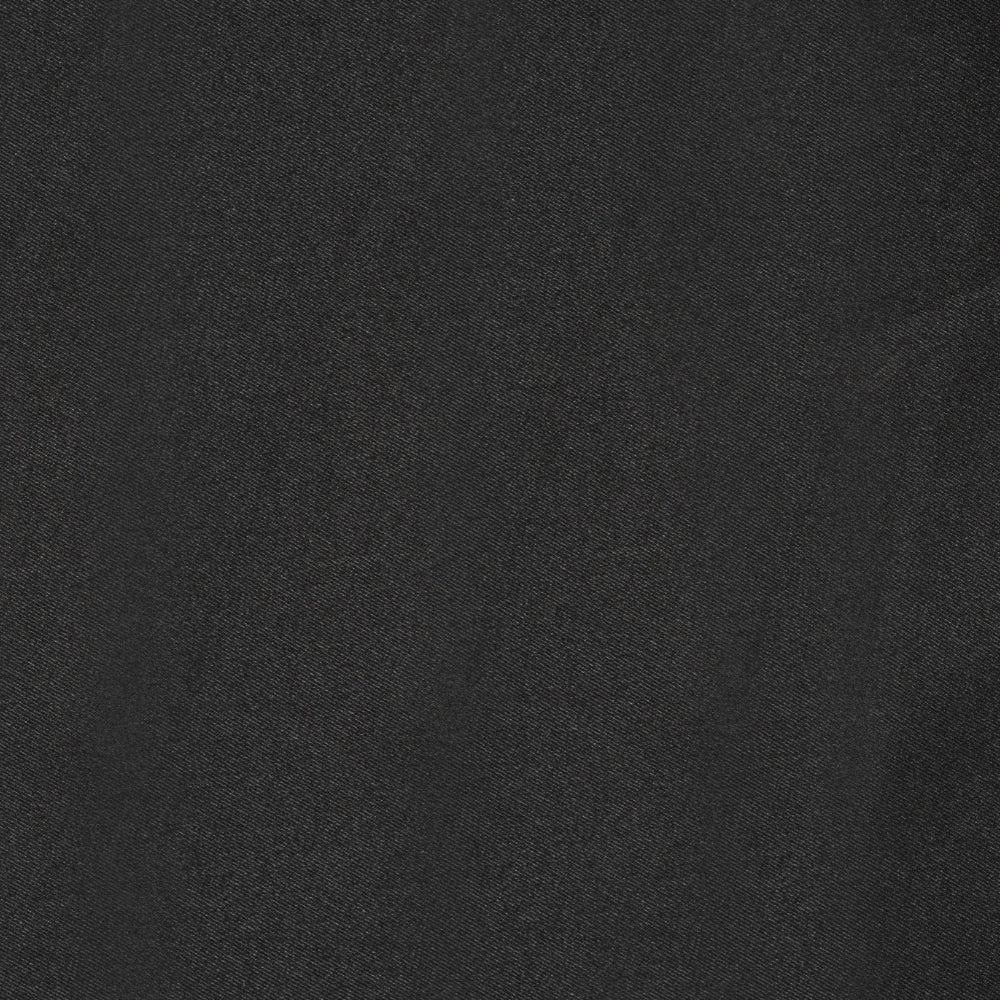 Black Solid (2 Meter) Tweed Wool Fabric-90752