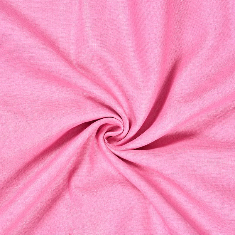 Baby Pink Plain Linen Fabric-90597
