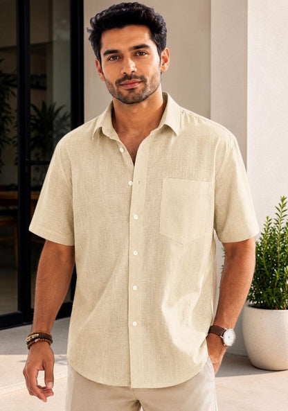 Men Premium Half Sleeves Shirt