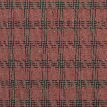 Wool Blazer Fabric (2 Meter)-Brown Black Checks-90651