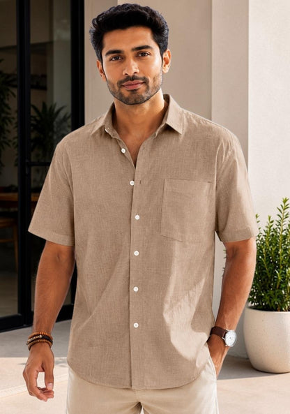 Men Premium Half Sleeves Shirt