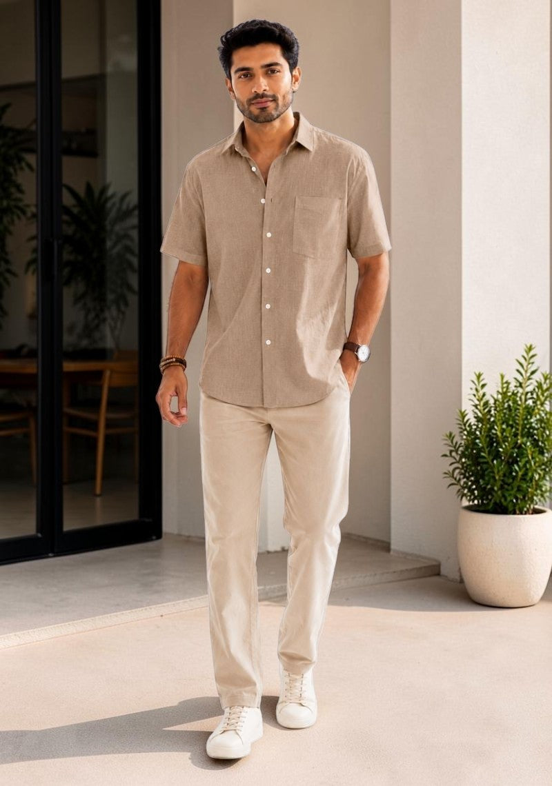 Men Premium Half Sleeves Shirt