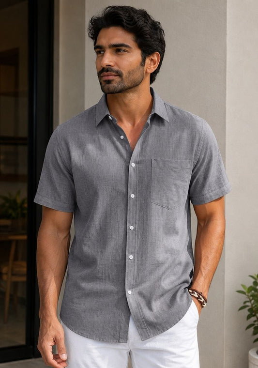 Men Premium Half Sleeves Shirt