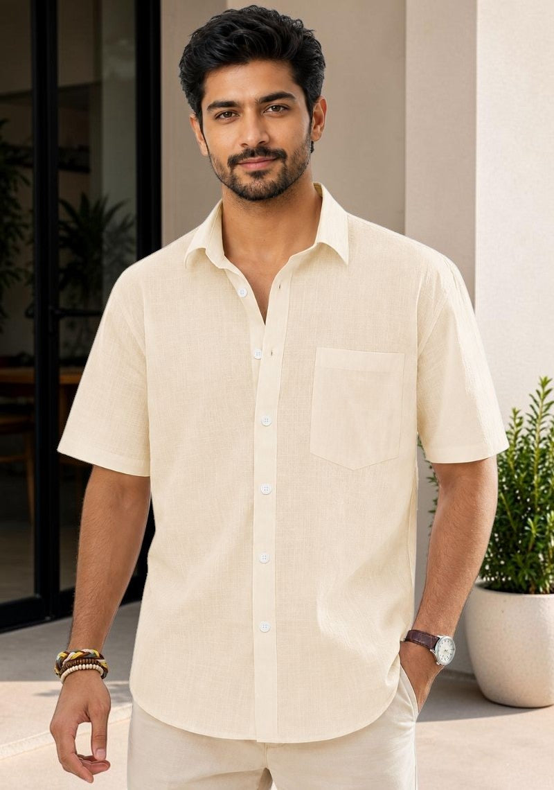 Men Premium Half Sleeves Shirt