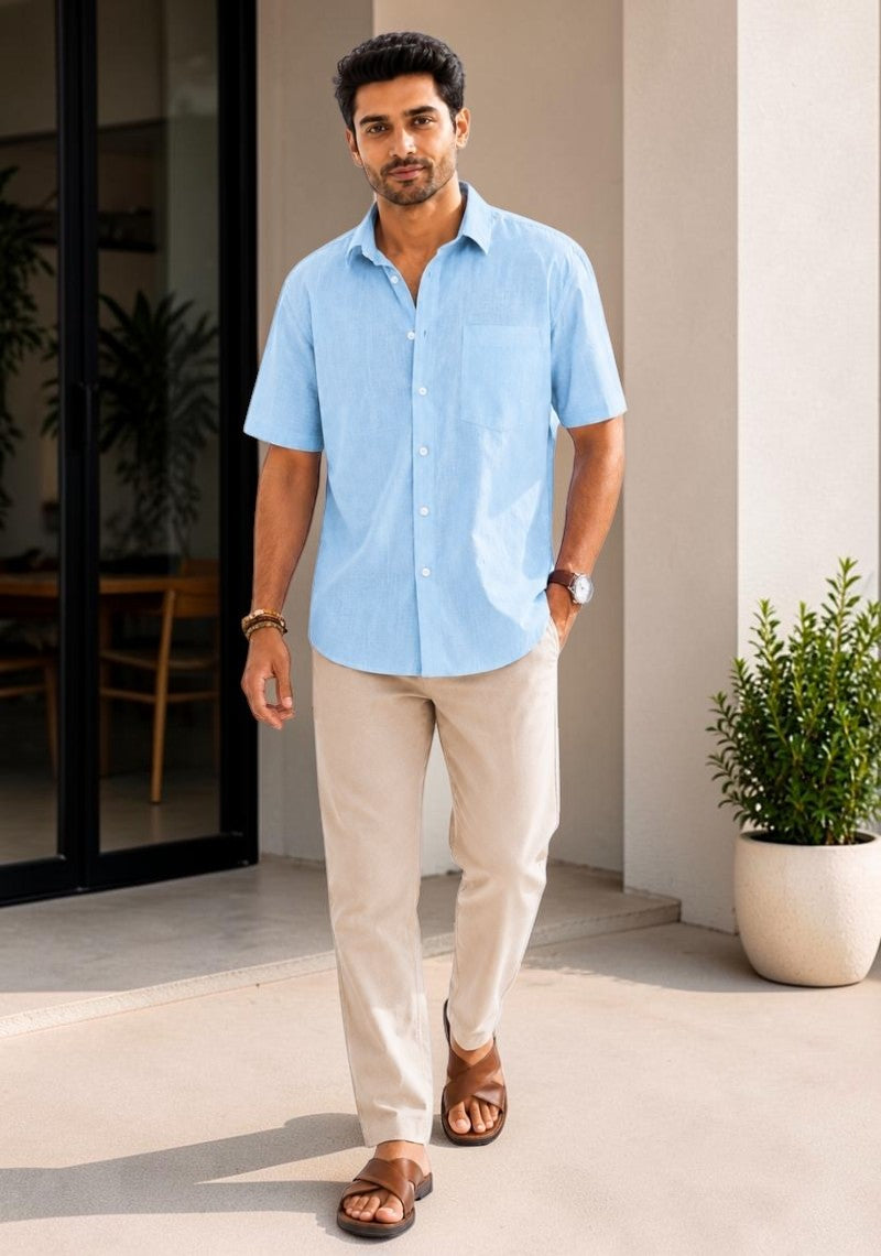 Men Premium Half Sleeves Shirt