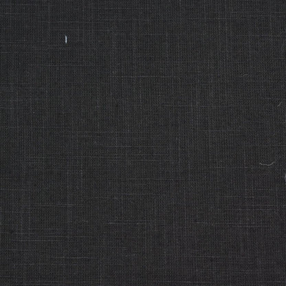 Linen Shirt Fabric(1.6 MTR) Linen Plain Black-90554