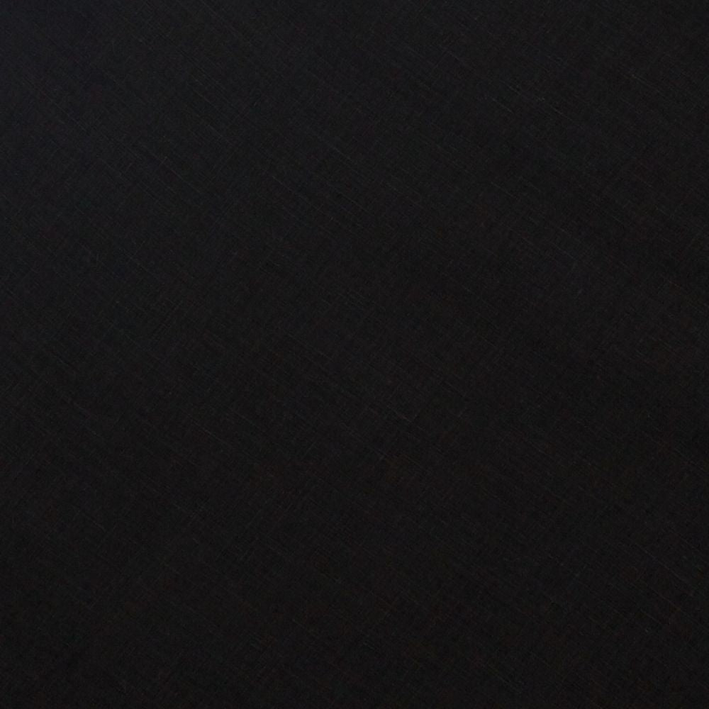 Linen Shirt Fabric(1.6 MTR) Linen Plain Black-90624