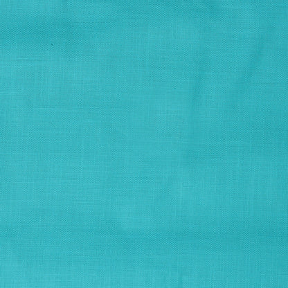 Linen Shirt Fabric(1.6 MTR) Linen Plain Cyan-90623