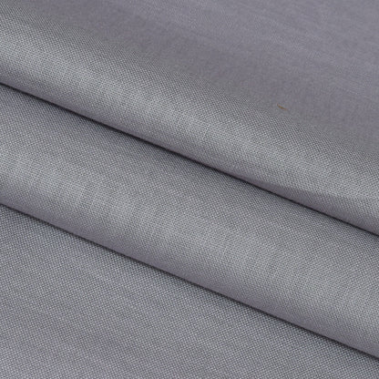 Linen Shirt Fabric(1.6 MTR) Linen Plain Dark Gray-90627