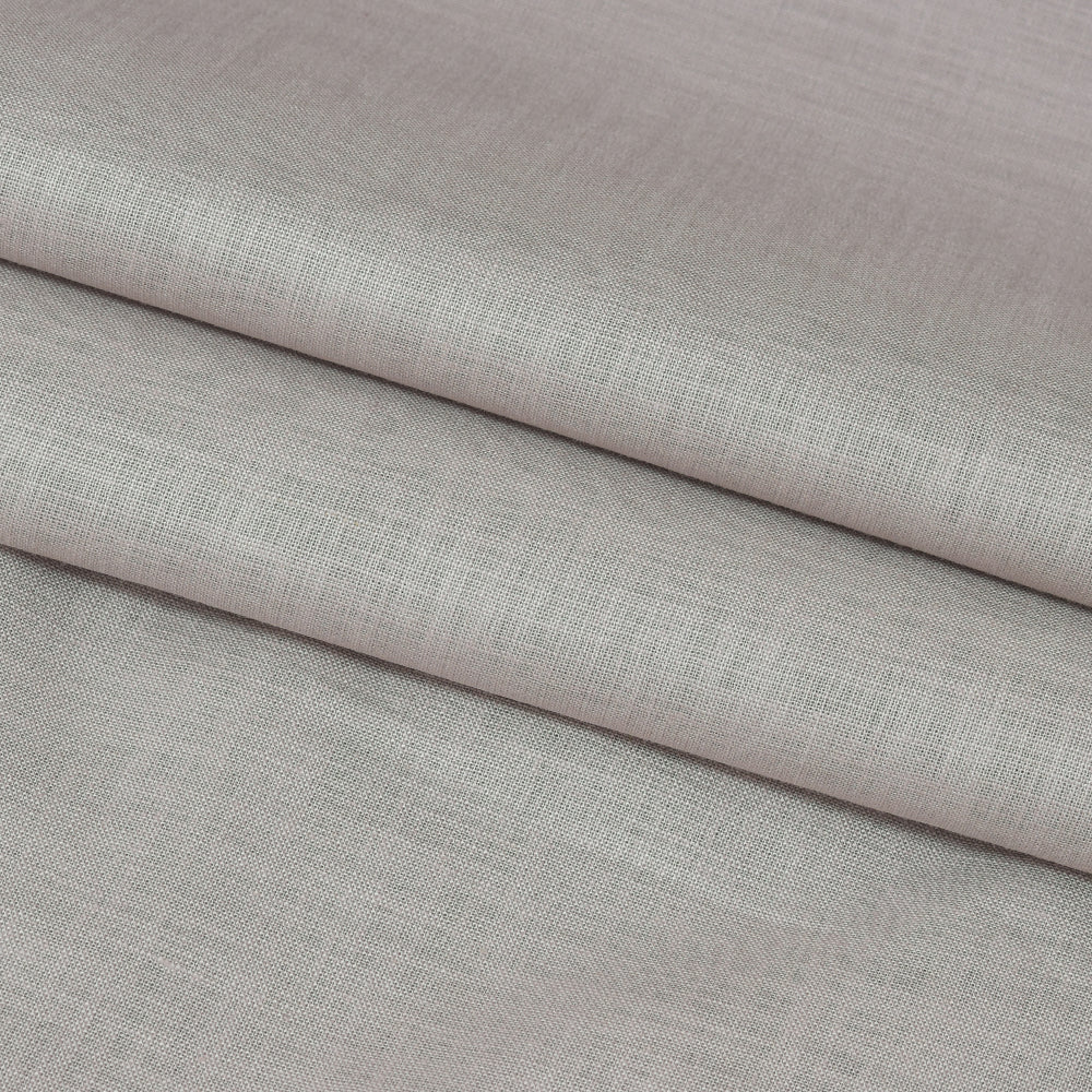 Linen Shirt Fabric(1.6 MTR) Linen Plain Gray-90615