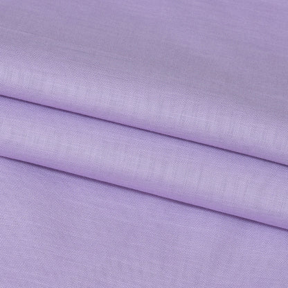 Linen Shirt Fabric(1.6 MTR) Linen Plain Lavender-90625