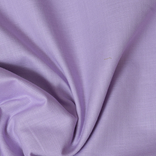 Linen Shirt Fabric(1.6 MTR) Linen Plain Lavender-90625