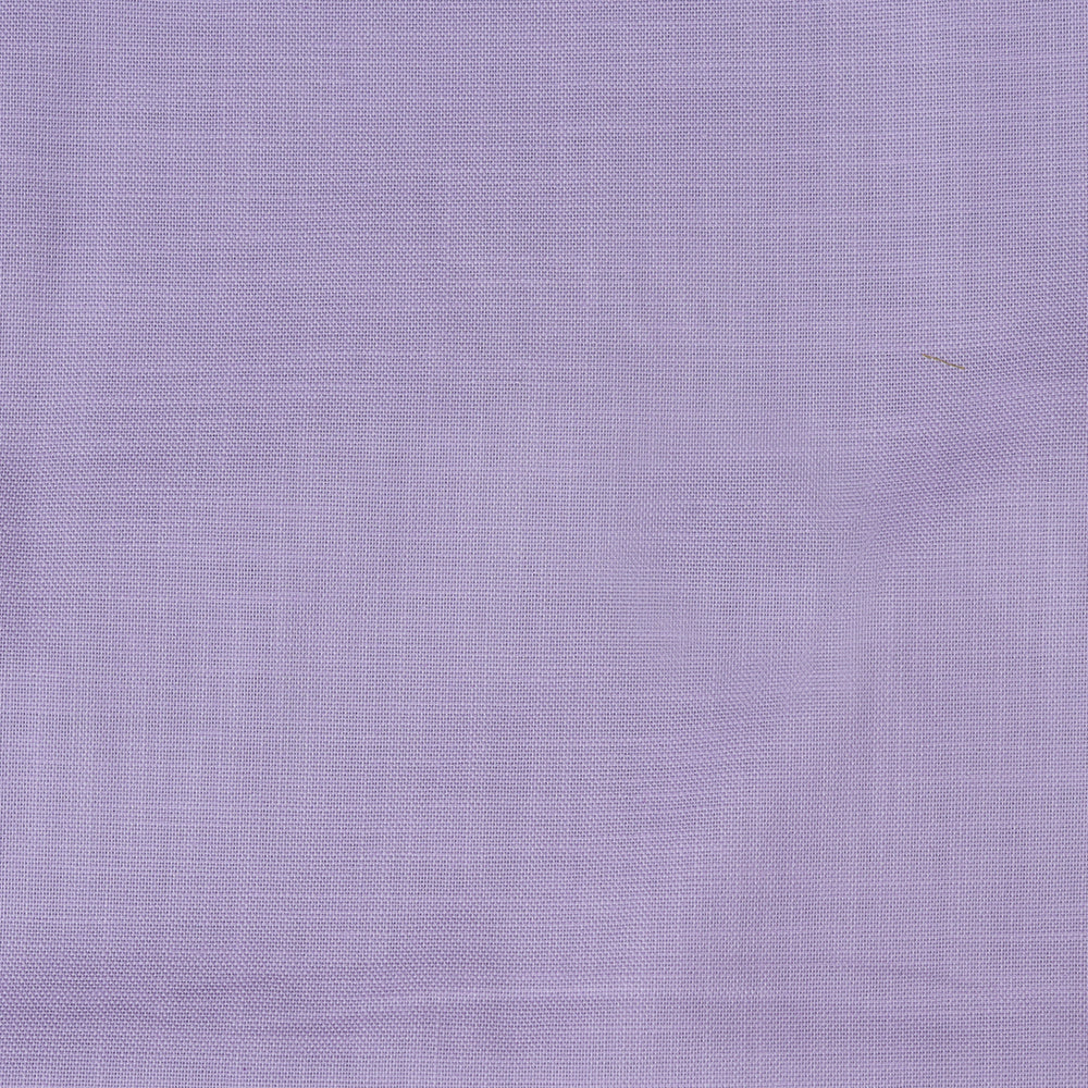 Linen Shirt Fabric(1.6 MTR) Linen Plain Lavender-90625