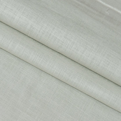 Linen Shirt Fabric(1.6 MTR) Linen Plain Light Gray-90607