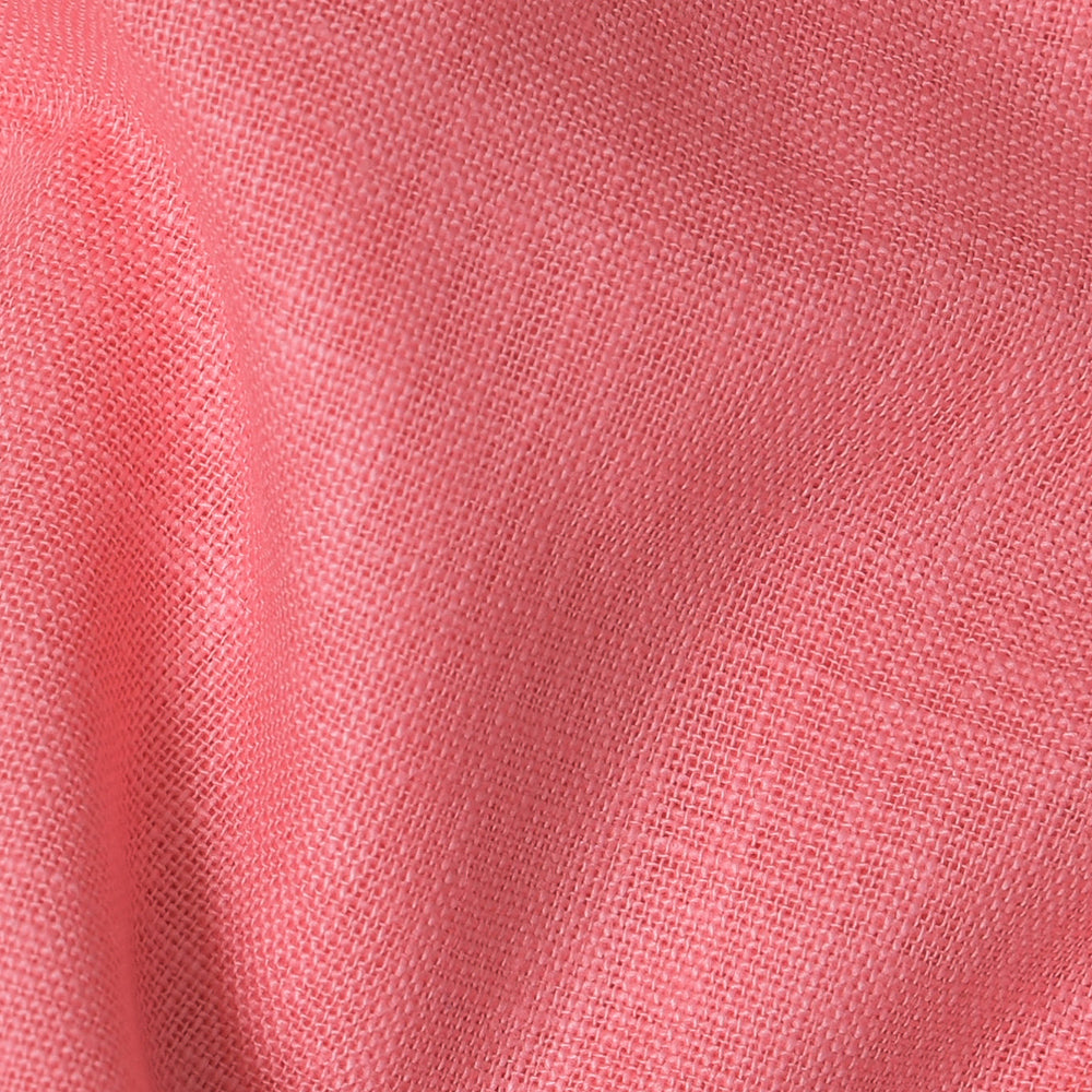 Linen Shirt Fabric(1.6 MTR) Linen Plain Pink-90612