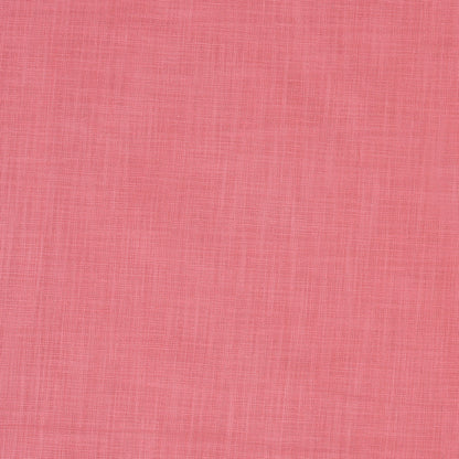 Linen Shirt Fabric(1.6 MTR) Linen Plain Pink-90612