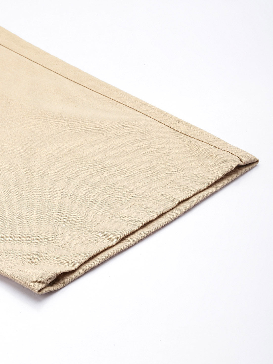 Men's Cotton Blend Solid Trouser Pants – Relaxed Fit | Elastic Waistband with Drawstring | Side & Back Pockets | Casual Everyday Comfort