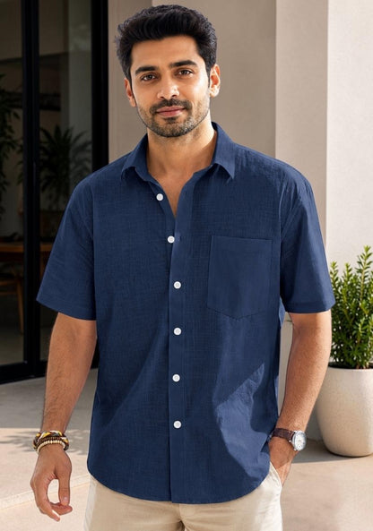 Men Premium Half Sleeves Shirt
