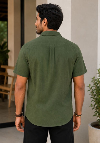 Men Premium Half Sleeves Shirt
