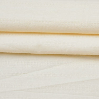 Premium Shirt Fabric(1.6 MTR) Dobby Plain Beige-90551