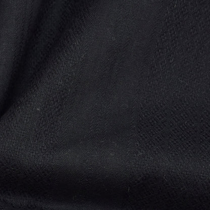 Premium Shirt Fabric(1.6 MTR) Dobby Plain Black-90546