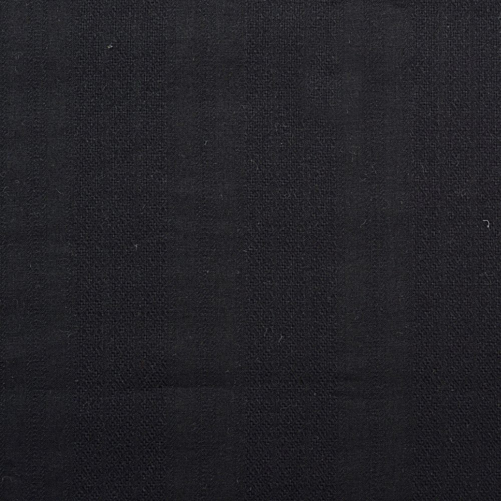 Premium Shirt Fabric(1.6 MTR) Dobby Plain Black-90546
