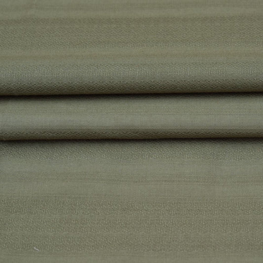 Premium Shirt Fabric(1.6 MTR) Dobby Plain Olive Green-90550