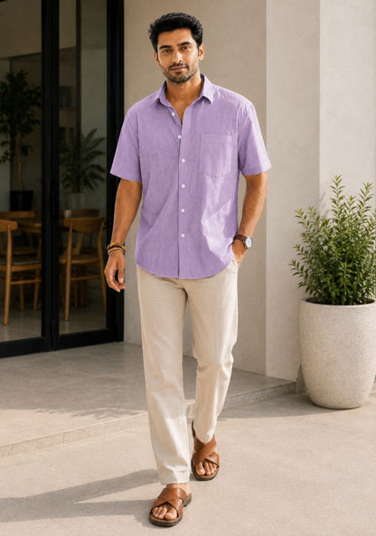 Men Premium Half Sleeves Shirt