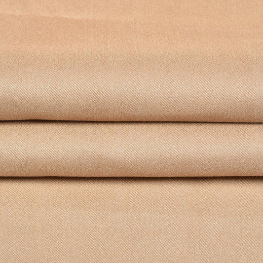 Cream-Solid-Tweed-Wool-Fabric-90751