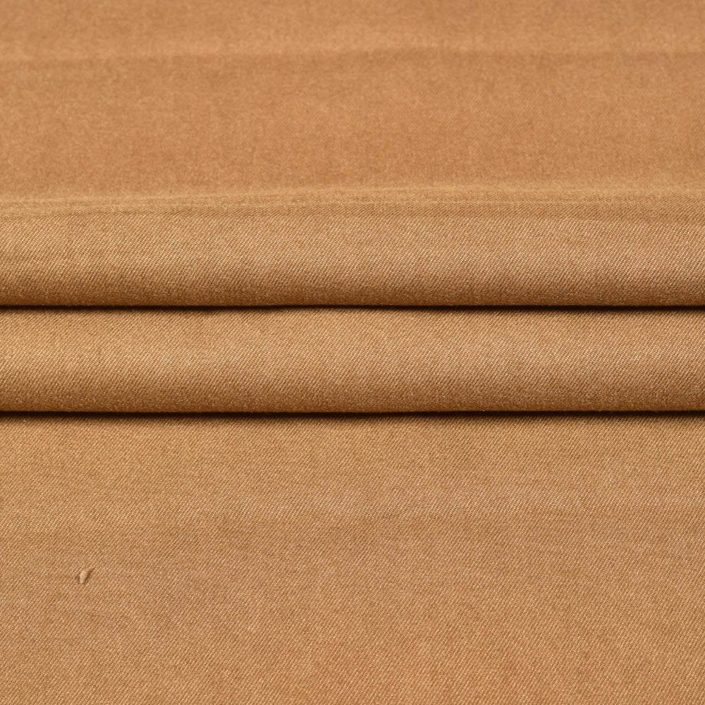 Beige-Solid-Tweed-Wool-Fabric-90755