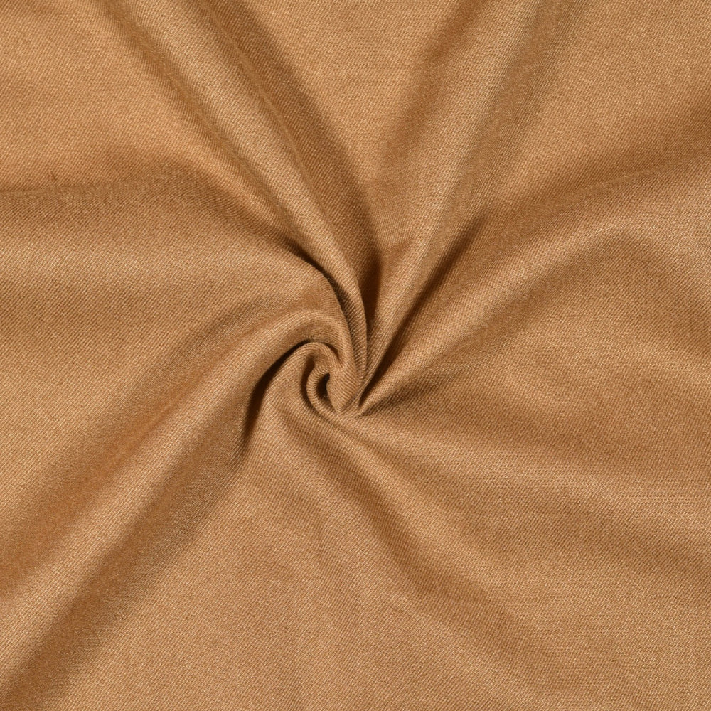 Beige-Solid-Tweed-Wool-Fabric-90755