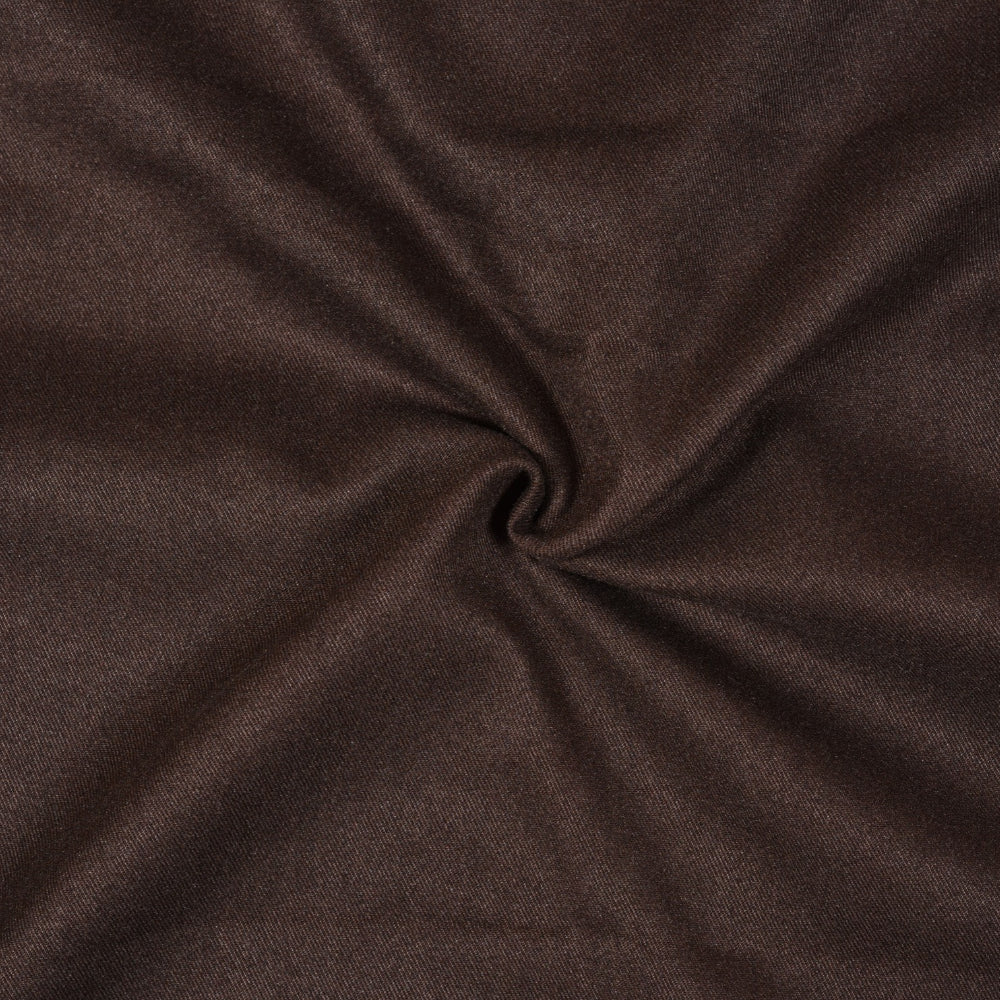 Coffee-Solid-Tweed-Wool-Fabric-90757