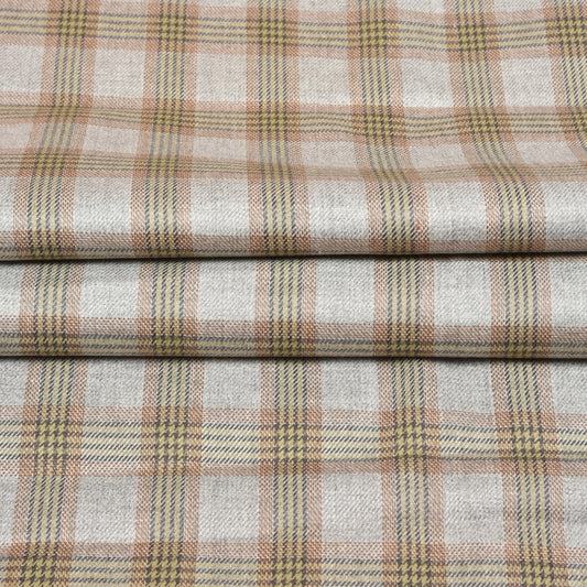 Gray-Brown-Checks-Tweed-Wool-Fabric-90759