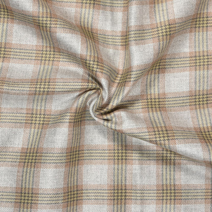 Gray-Brown-Checks-Tweed-Wool-Fabric-90759