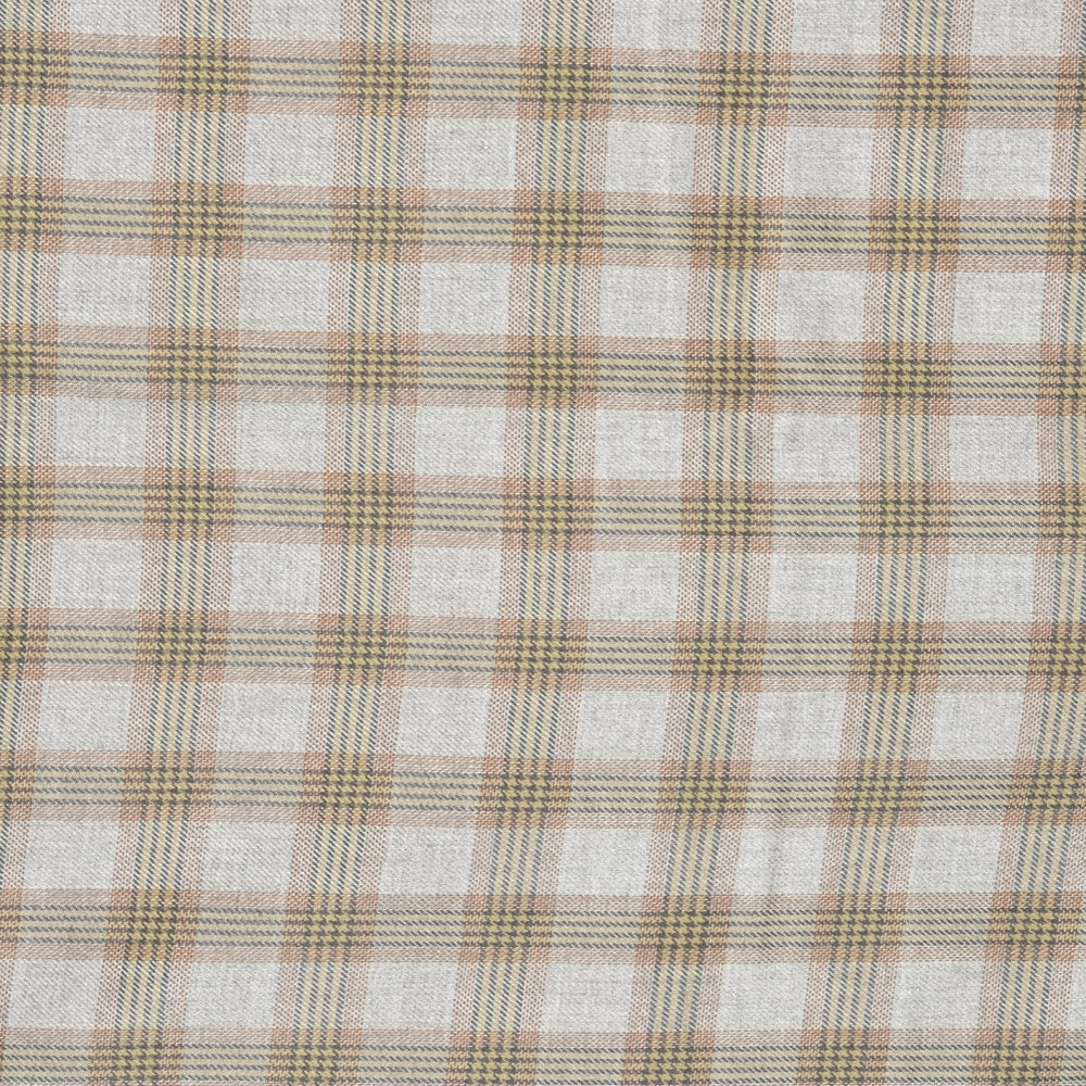 Gray-Brown-Checks-Tweed-Wool-Fabric-90759