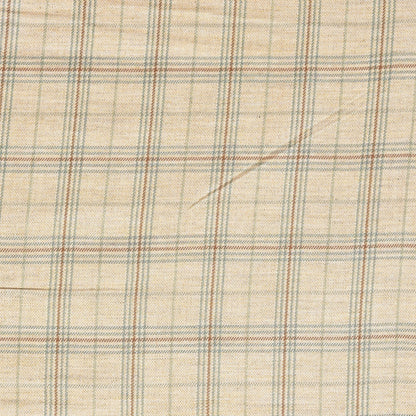 Beige-Green-Checks-Tweed-Wool-Fabric-90766