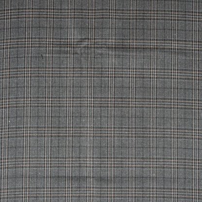 Gray-Black-Checks-Tweed-Wool-Fabric-90768