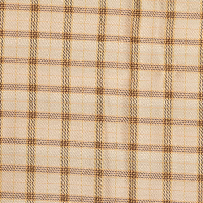 Beige-Brown-Checks-Tweed-Wool-Fabric-90772