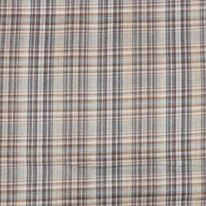 Beige-Brown-Checks-Tweed-Wool-Fabric-90775