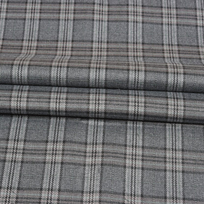 Gray-Black-Checks-Tweed-Wool-Fabric-90779