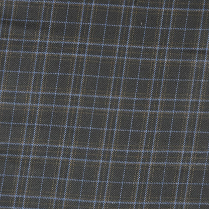 Black-Blue-Checks-Tweed-Wool-Fabric-90782