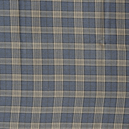 Blue-Beige-Checks-Tweed-Wool-Fabric-90783