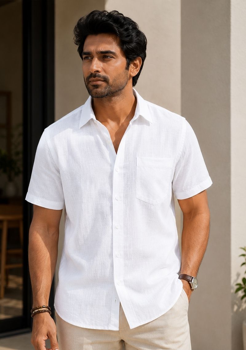 Men Premium Half Sleeves Shirt